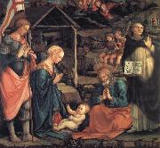 Fra Filippo Lippi The Adoration of the Infant Jesus with St George and St Vincent Ferrer France oil painting artist